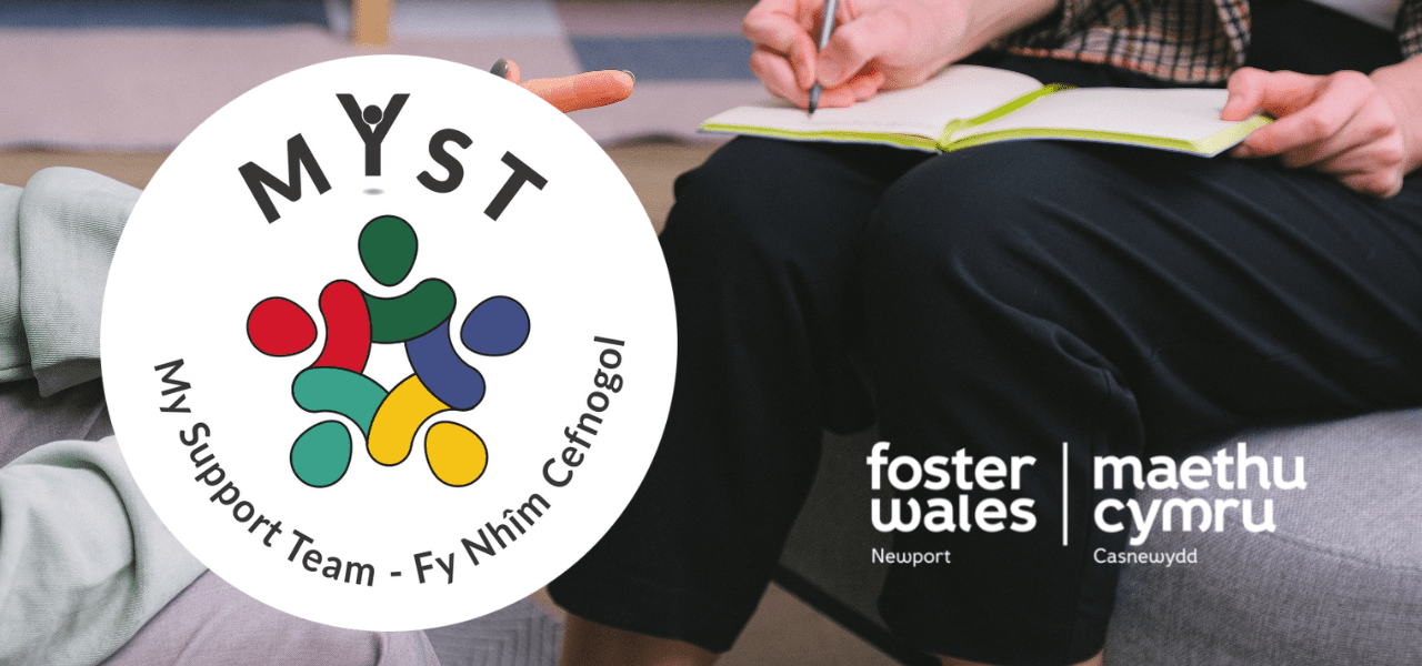 my support team logo with foster wales