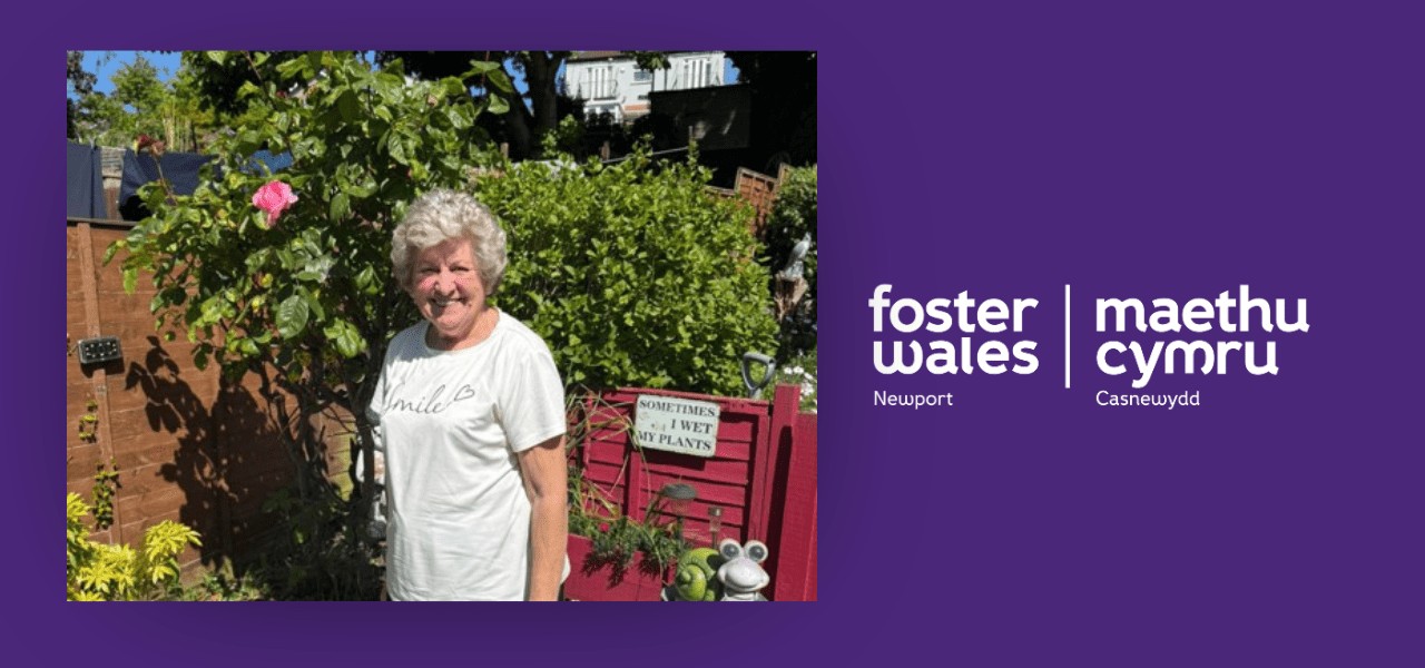Sylvia foster carer in Newport